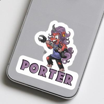 Sticker Rocking Unicorn Porter Gift package Image