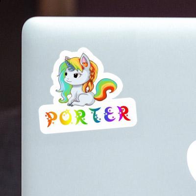 Unicorn Sticker Porter Image