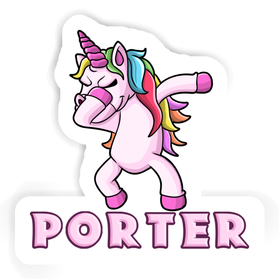 Unicorn Sticker Porter Image