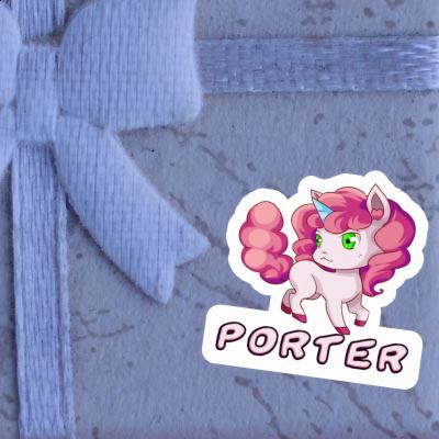 Sticker Einhorn Porter Gift package Image