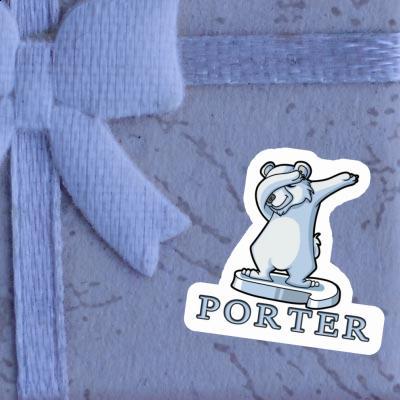 Porter Sticker Polar Bear Gift package Image