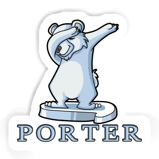 Porter Sticker Polar Bear Gift package Image
