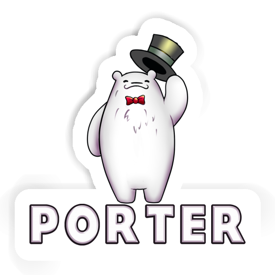 Porter Sticker Icebear Laptop Image