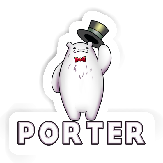 Sticker Porter Eisbär Gift package Image