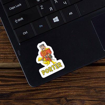 Sticker Electrician Porter Laptop Image