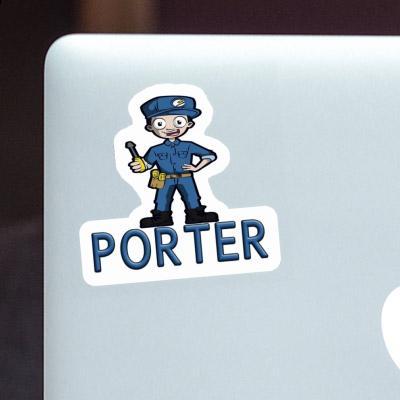 Électricien Autocollant Porter Laptop Image