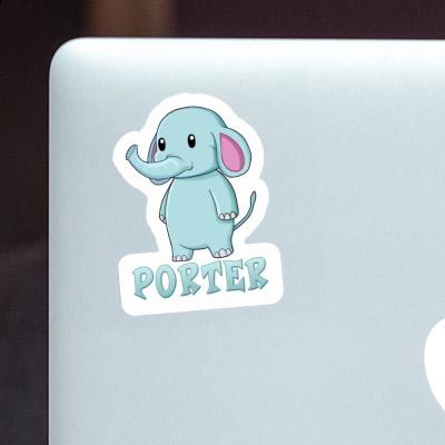 Porter Sticker Elefant Gift package Image