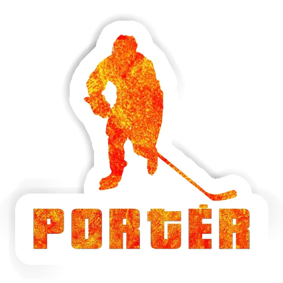 Porter Sticker Eishockeyspieler Gift package Image