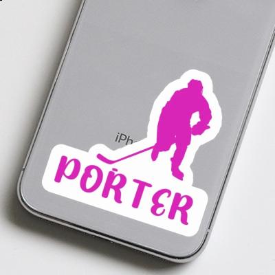 Sticker Hockey Player Porter Gift package Image