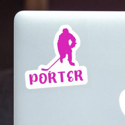 Sticker Hockey Player Porter Gift package Image