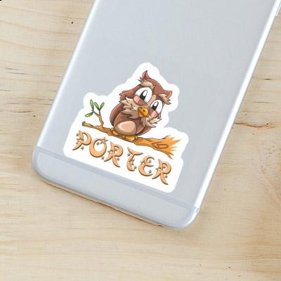 Porter Sticker Owl Laptop Image