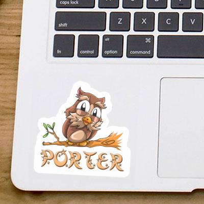 Porter Sticker Owl Image