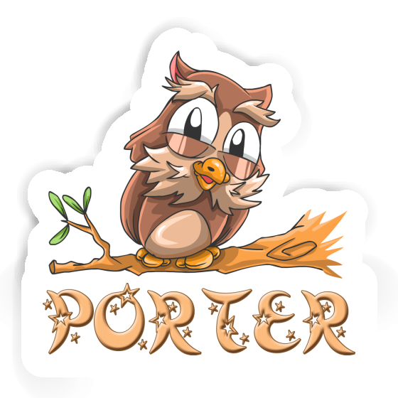 Porter Sticker Owl Laptop Image