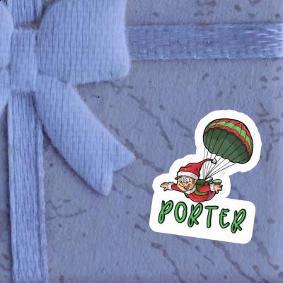 Porter Sticker Fallschirmspringer Image