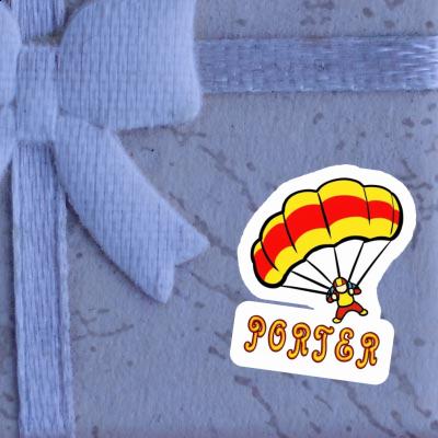 Autocollant Porter Parachute Gift package Image