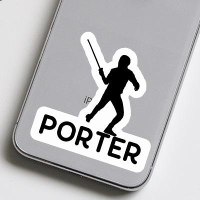 Sticker Porter Fencer Laptop Image