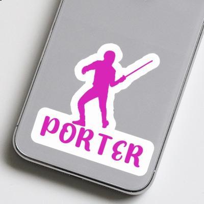 Autocollant Escrimeur Porter Gift package Image