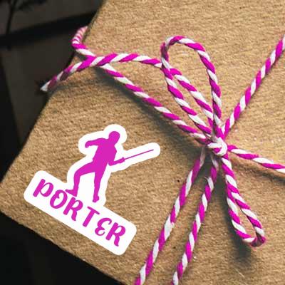 Fencer Sticker Porter Gift package Image