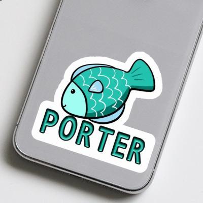 Aufkleber Porter Fisch Laptop Image