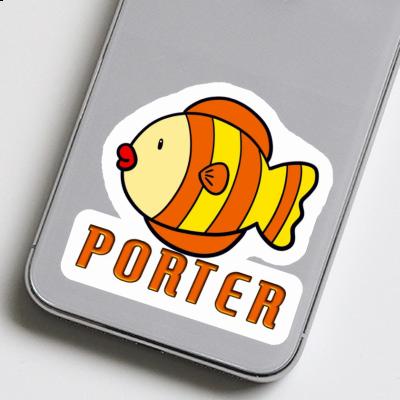 Porter Sticker Fish Laptop Image