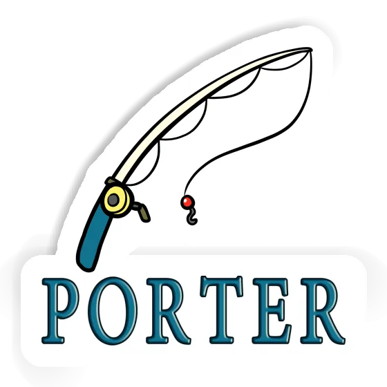 Fishing Rod Sticker Porter Image