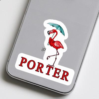 Sticker Flamingo Porter Notebook Image