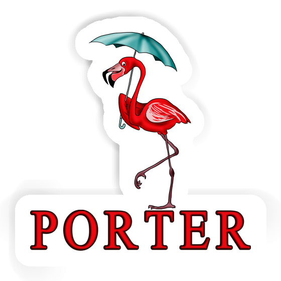 Porter Sticker Flamingo Image