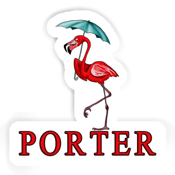 Porter Sticker Flamingo Notebook Image