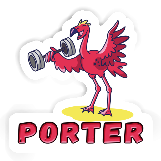 Sticker Porter Gewichtheber Gift package Image