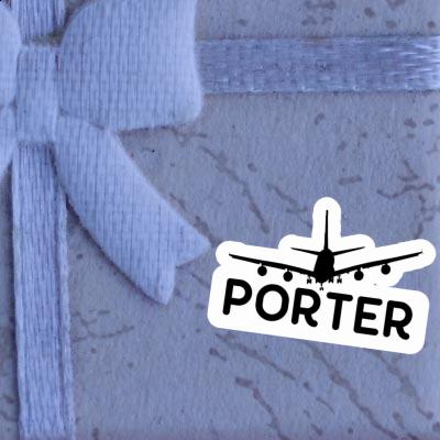 Porter Aufkleber Flugzeug Gift package Image