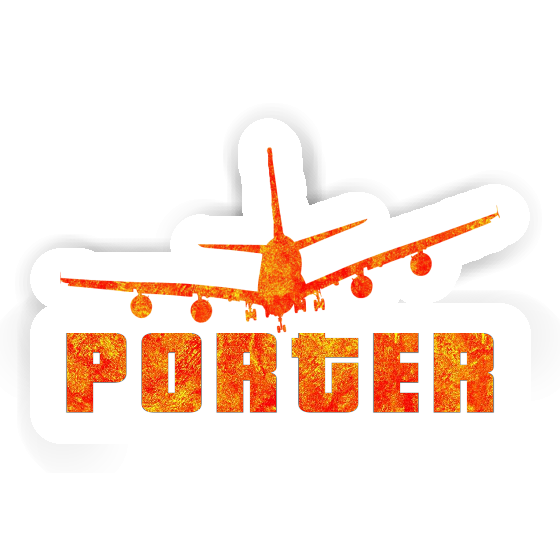 Sticker Porter Flugzeug Image