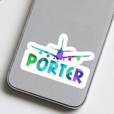 Porter Sticker Airplane Notebook Image
