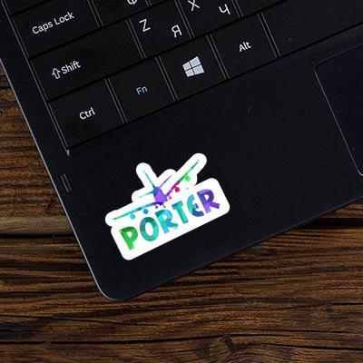 Porter Sticker Airplane Notebook Image