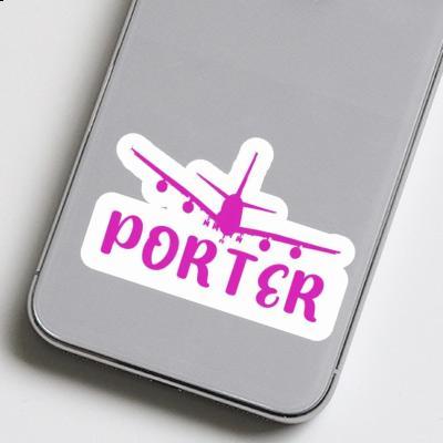 Porter Sticker Airplane Gift package Image