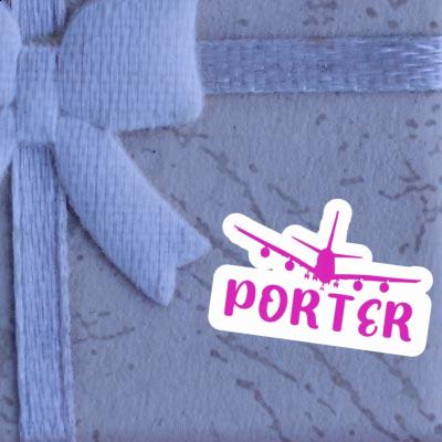 Porter Sticker Airplane Notebook Image