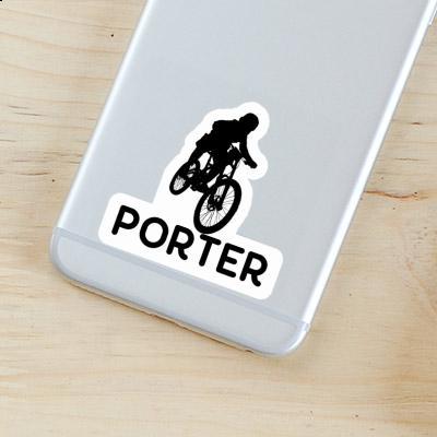 Autocollant Freeride Biker Porter Laptop Image