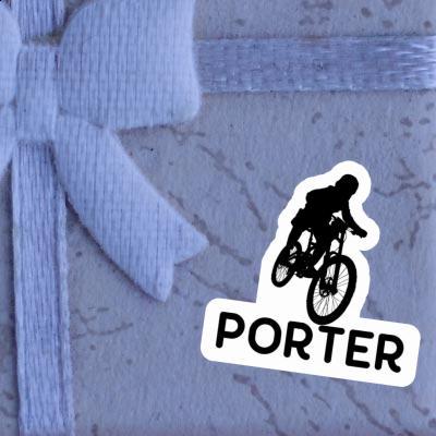 Autocollant Freeride Biker Porter Laptop Image
