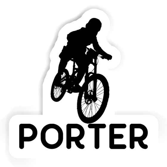 Autocollant Freeride Biker Porter Notebook Image