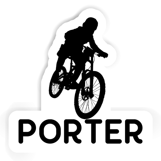 Porter Sticker Freeride Biker Image