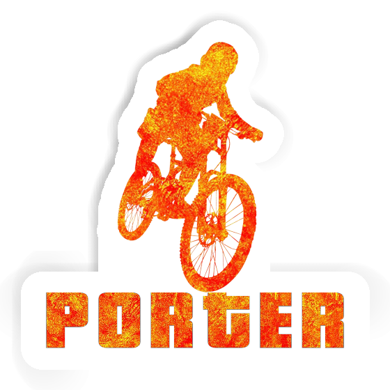 Aufkleber Porter Freeride Biker Image