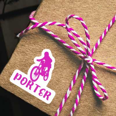 Porter Autocollant Freeride Biker Image