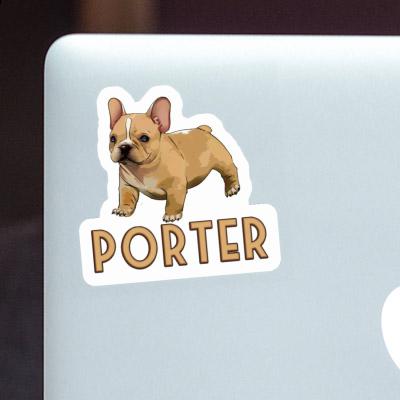 Autocollant Porter Bouledogue Gift package Image