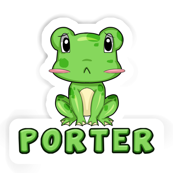 Toad Sticker Porter Laptop Image