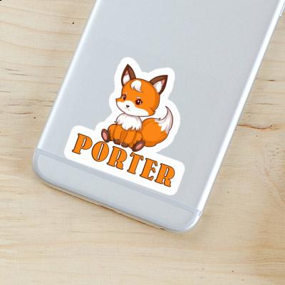 Fox Sticker Porter Notebook Image