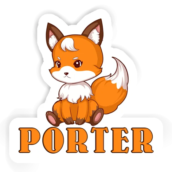 Fox Sticker Porter Image
