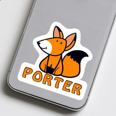 Fox Sticker Porter Laptop Image