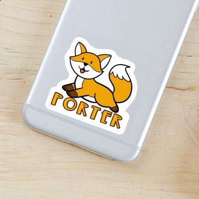 Sticker Porter Fox Gift package Image