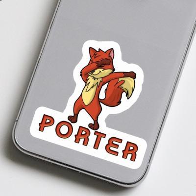 Porter Sticker Fuchs Laptop Image