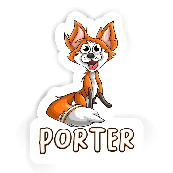 Sticker Porter Fuchs Laptop Image