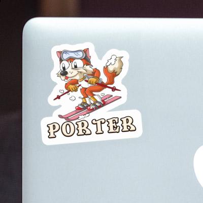 Sticker Porter Skier Image